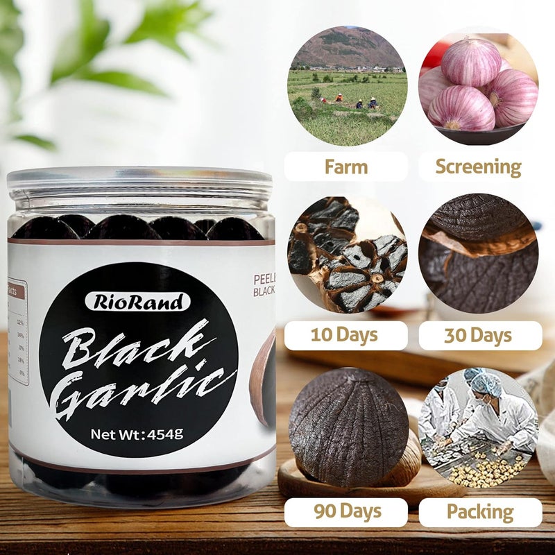 RioRand Black Garlic - 454g Jar - Image 2